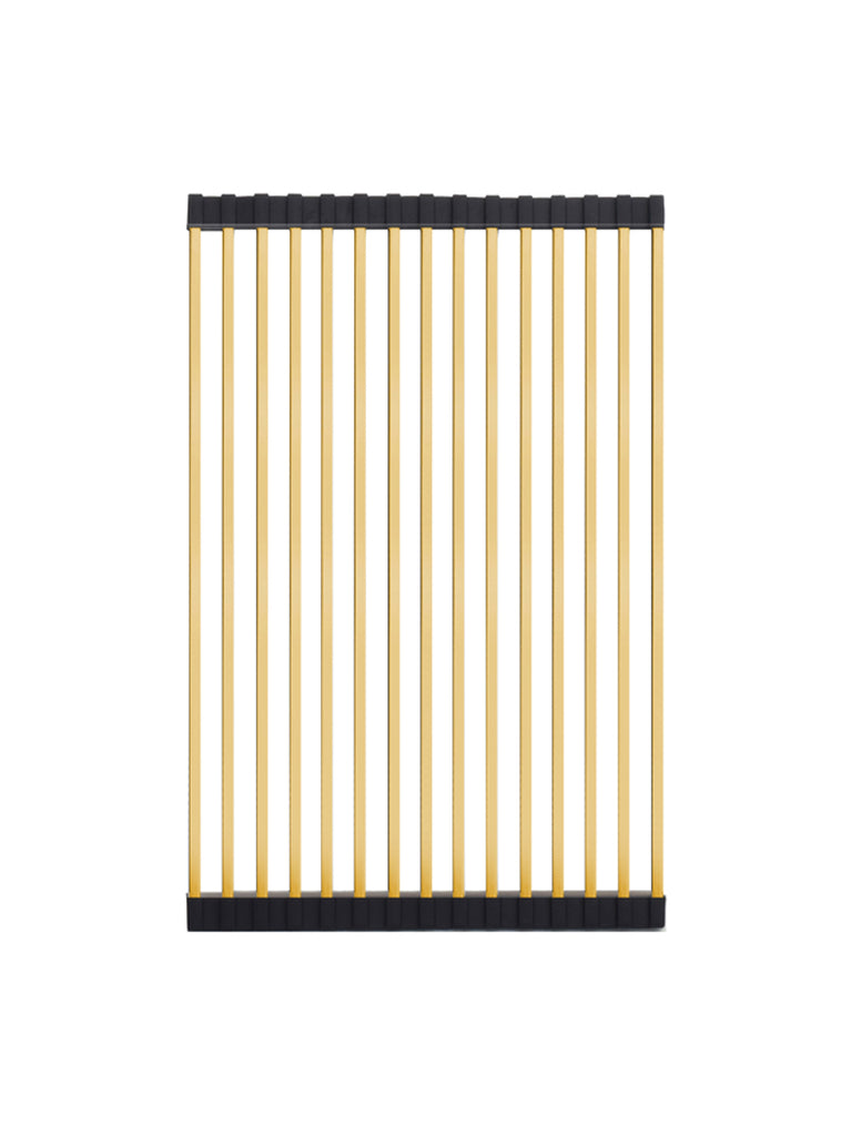 Meir Lavello Stainless Steel Rolling Mat Protector Brushed Bronze Gold