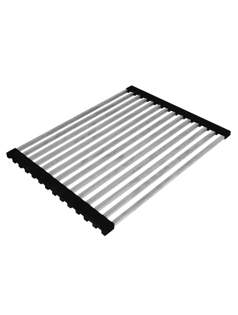 Meir Lavello Stainless Steel Rolling Mat Protector Polished Chrome