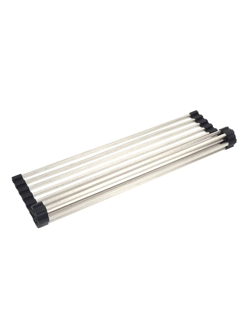 Meir Lavello Stainless Steel Rolling Mat Protector Polished Chrome