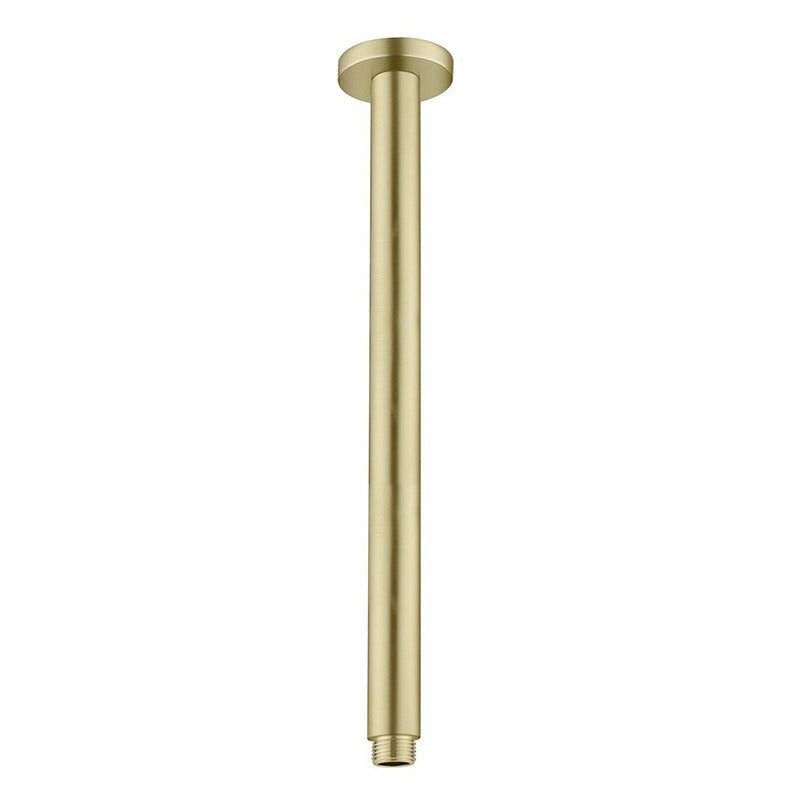 Nero Round Ceiling Arm 300mm Brushed Gold