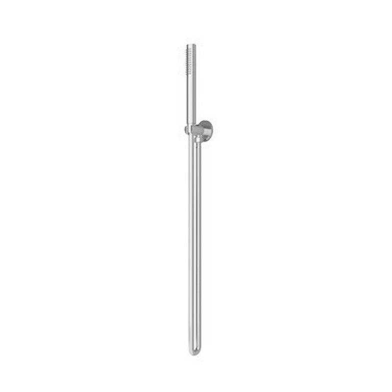 Nero Round Shower Bracket Brushed Nickel