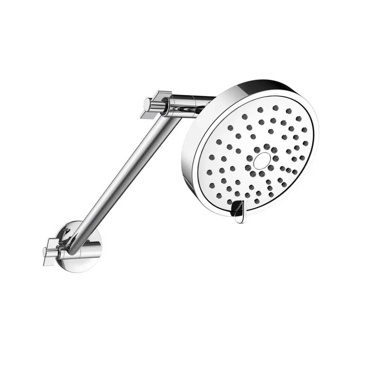 Ovia Amoza Trade Rental Shower 4Star 7LPM All-Directional Interlocking Arm with 3 Function Shower Head Chrome