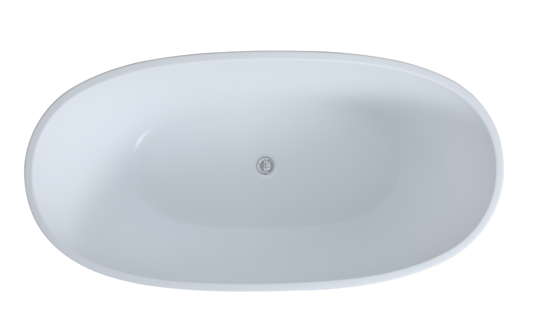 Stella Egg Shaped 1500mm Matte White Free Standing Bath Tub