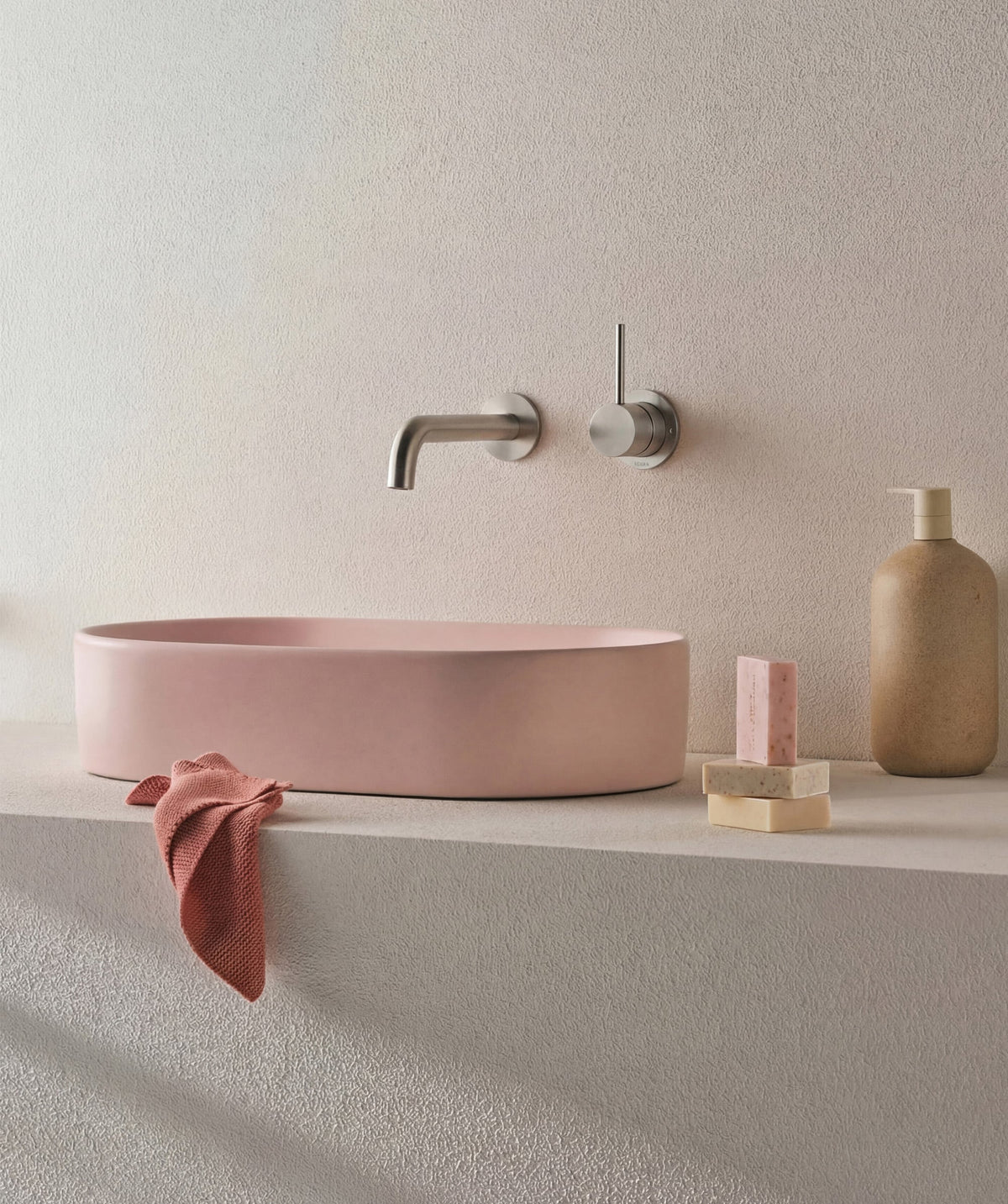 Seima Aurora 530 ceramic basin - Rose Quartz Silk Matte