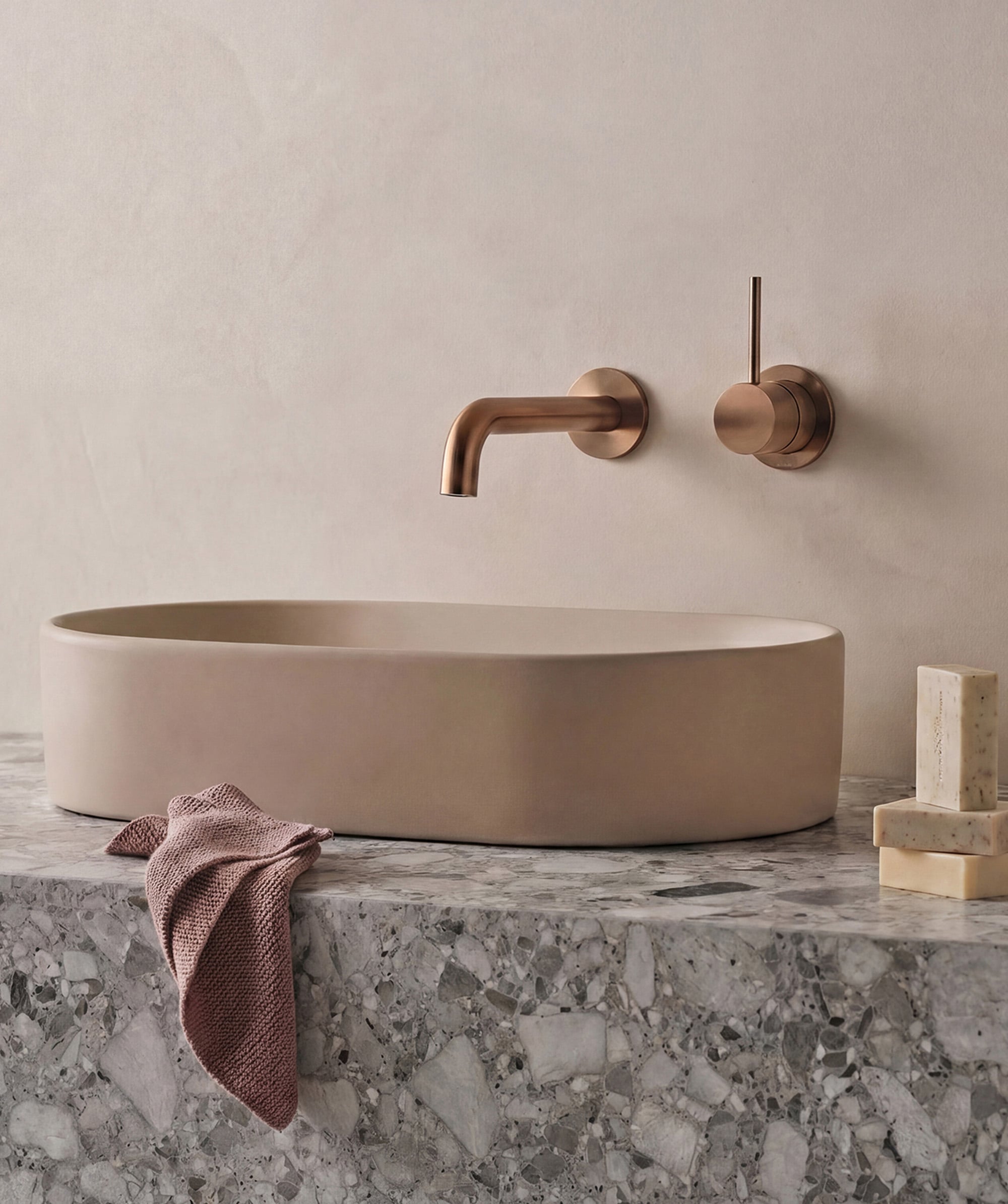 Seima Aurora 530 ceramic basin - Smoky Taupe Silk Matte