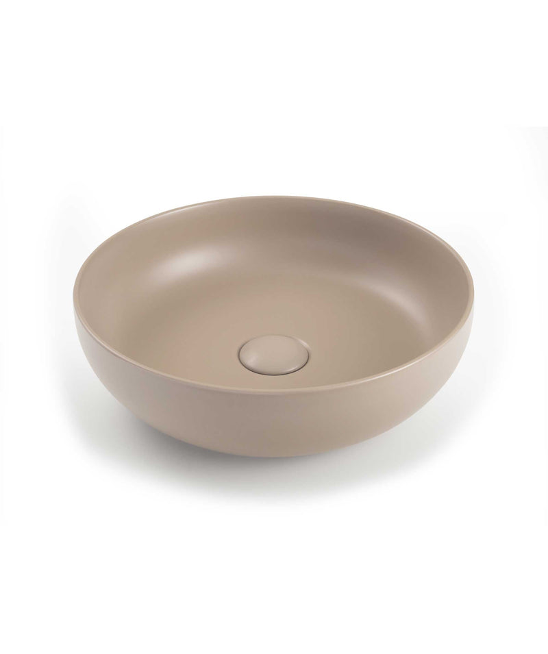 Seima Aurora 380 ceramic basin - Smoky Taupe Silk Matte