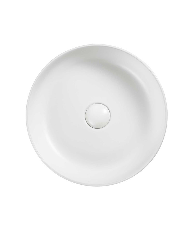 Seima Aurora 380 ceramic basin - White Silk Matte
