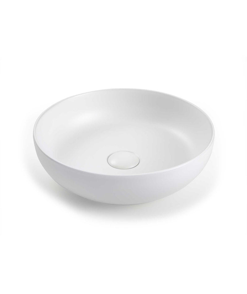 Seima Aurora 380 ceramic basin - White Silk Matte
