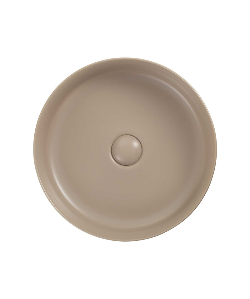Seima Aurora 385 ceramic basin - Smoky Taupe Silk Matte