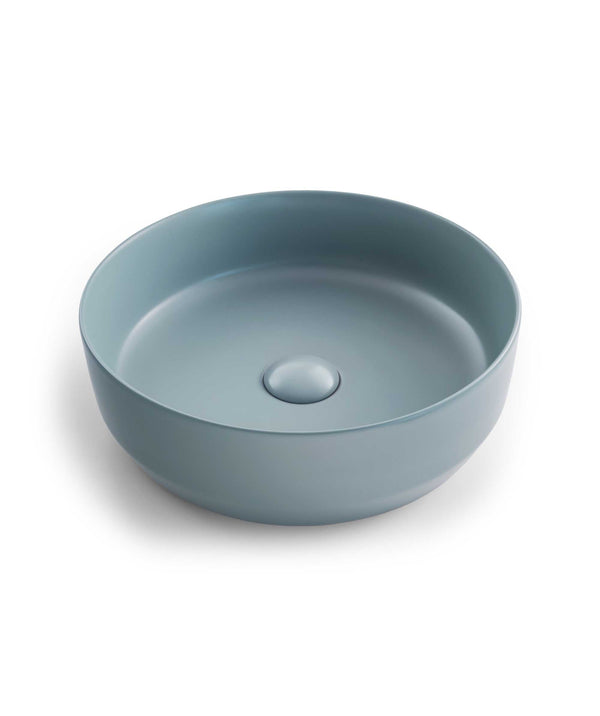 Seima Aurora 385 Above Counter Ceramic Basin - Winter Sea Silk Matte