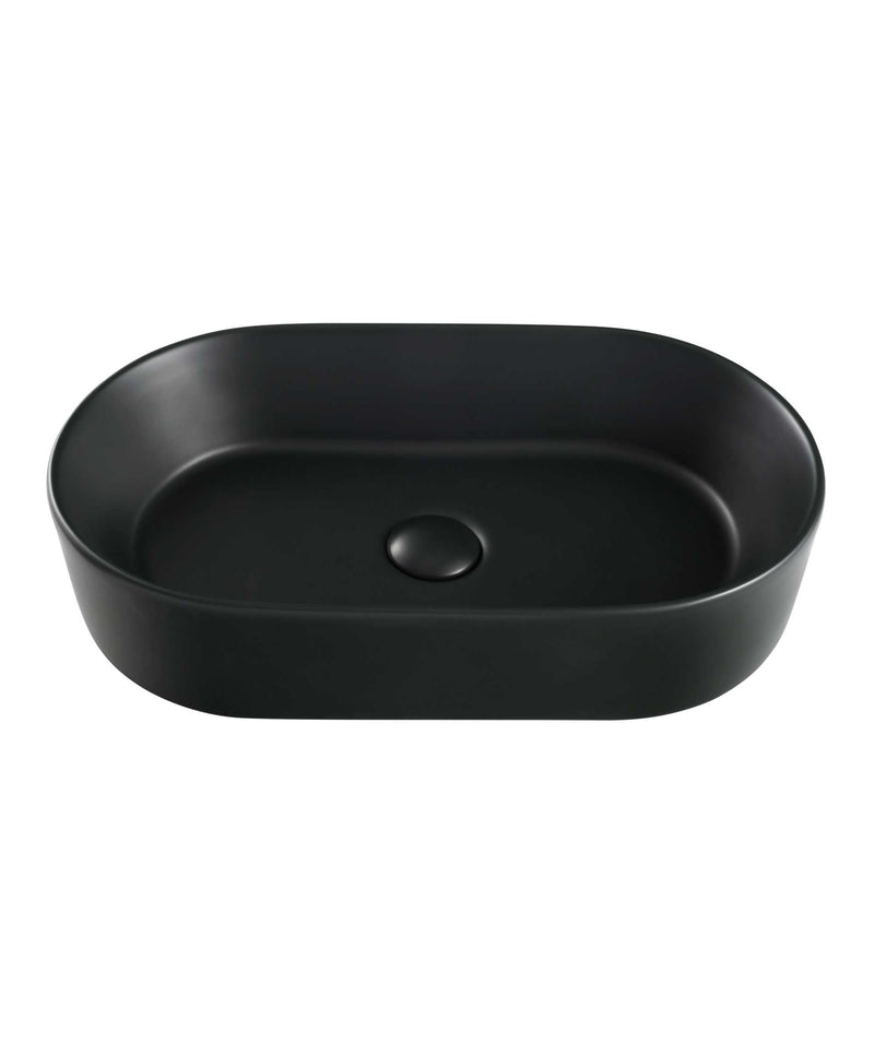 Seima Aurora 530 ceramic basin - Black Silk Matte