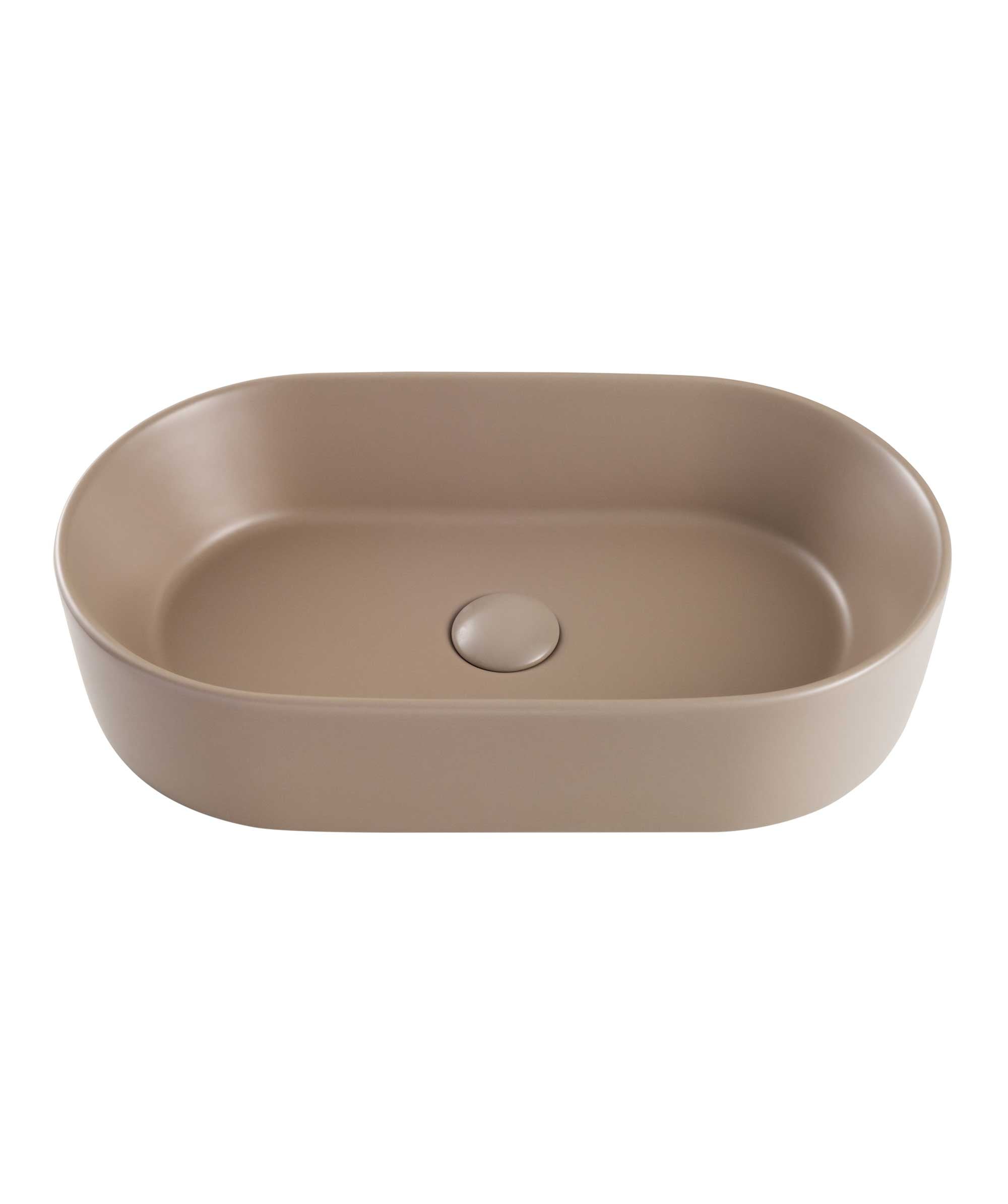 Seima Aurora 530 ceramic basin - Smoky Taupe Silk Matte