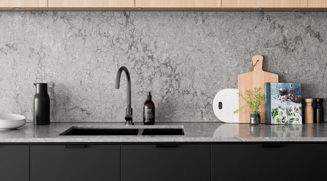 Meir Round Kitchen Mixer - Shadow