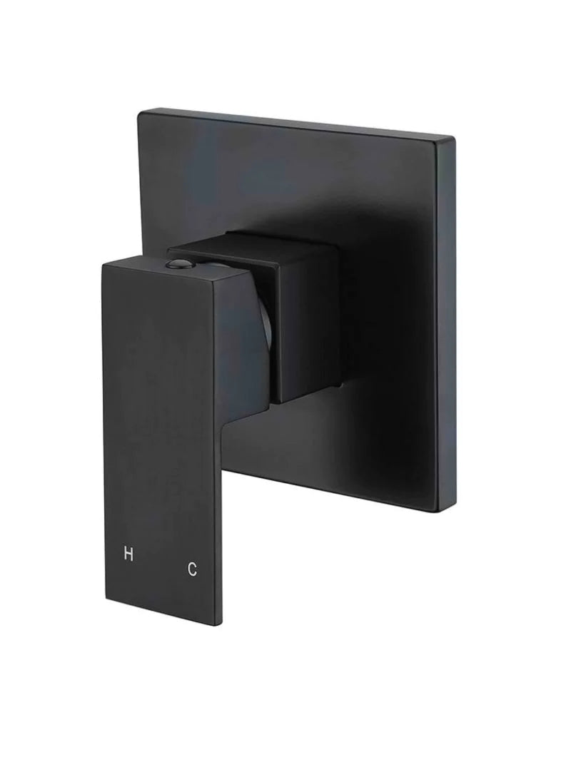 Meir Square Wall Mixer Matte Black