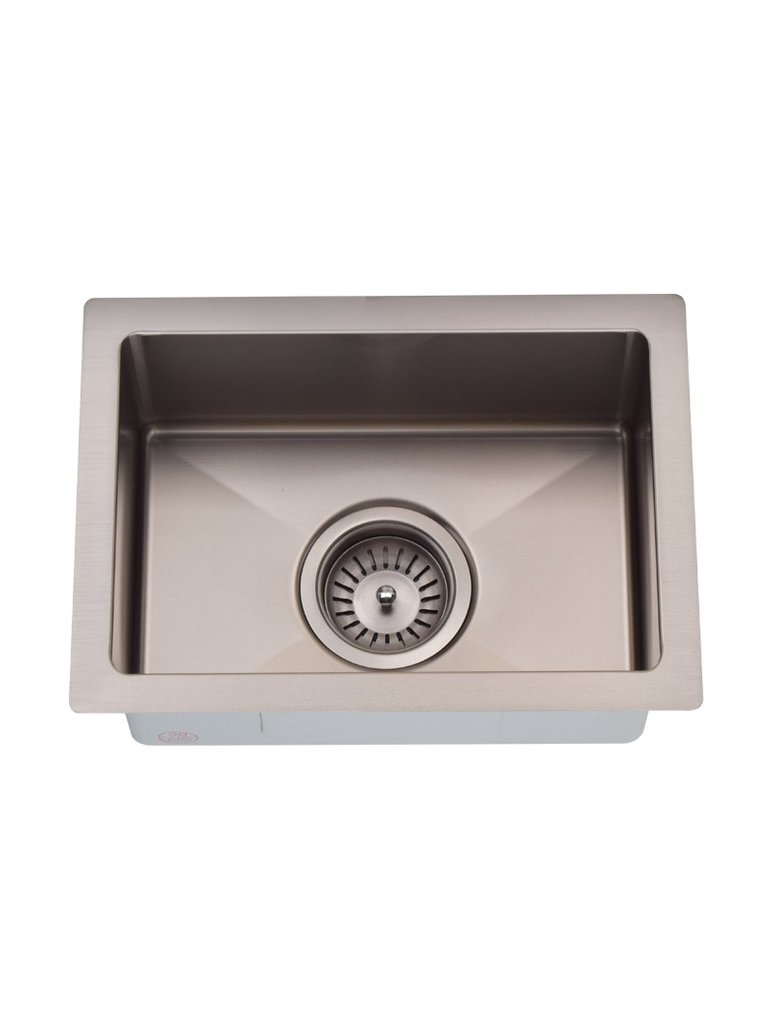 Meir Kitchen Mini Sink Single Bowl 272mm x 382mm - Brushed Nickel