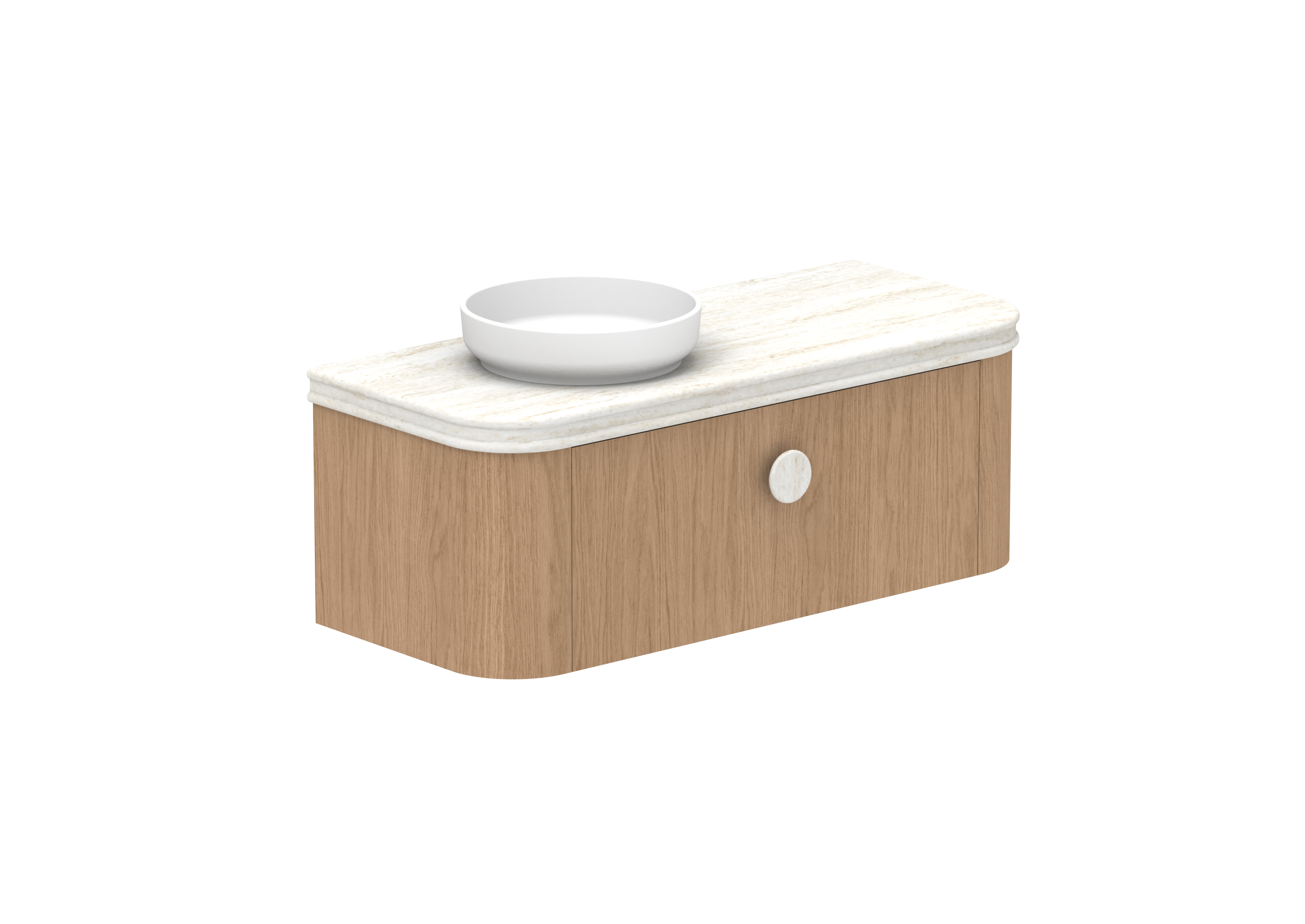 1200mm Left Offset Bowl