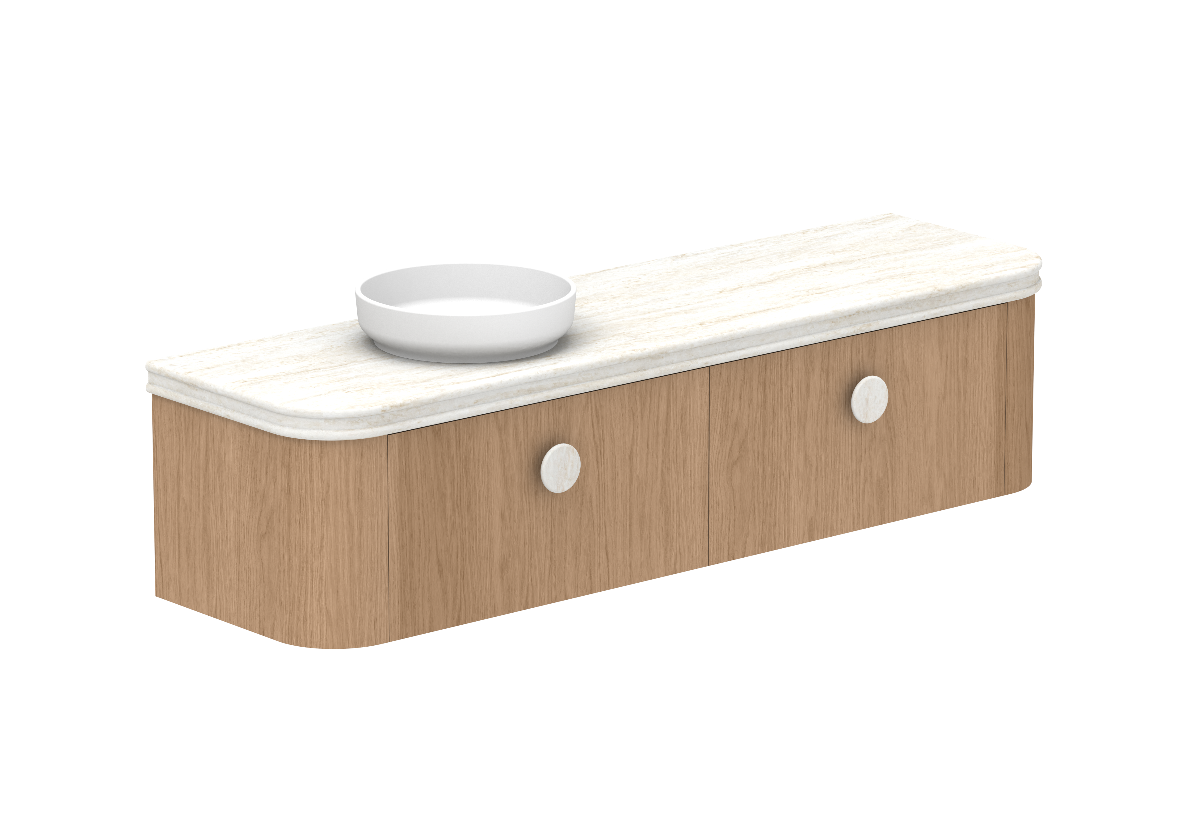 1800mm Left Offset Bowl