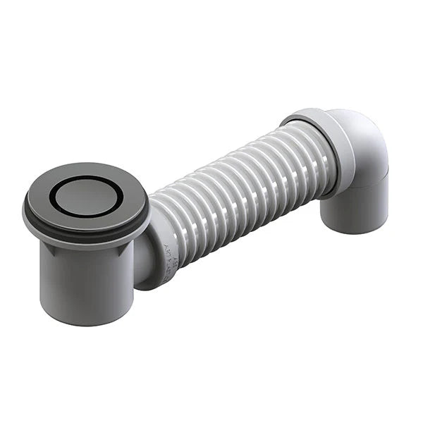 ART Australia Bath Bend Pop Down® and Connector Brushed Chrome