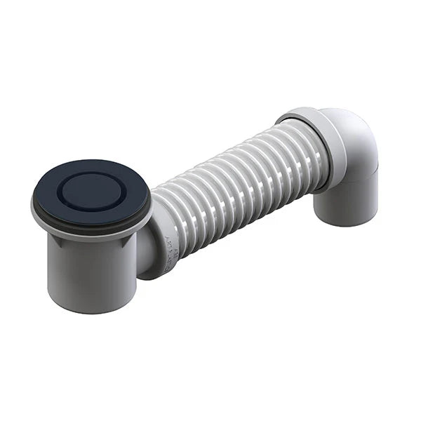 ART Australia Bath Bend Pop Down® and Connector Gun Metal Grey