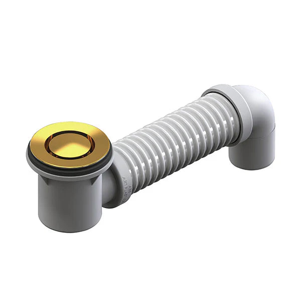 ART Australia Bath Bend Pop Down® and Connector Polished Brass