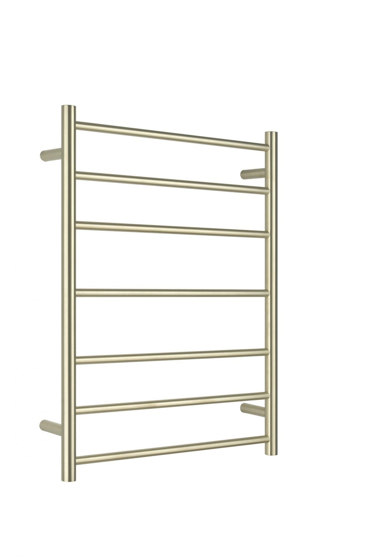 Nero 7 Bar Non Heated Brushed Gold Towel Ladder