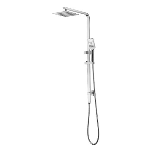 Ovia Chrome 2 in 1 Square Shower Station Single Hose