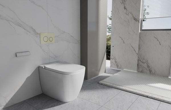Zumi Novus Wall Faced Floor Standing Smart Toilet Pan & Bidet ONLY