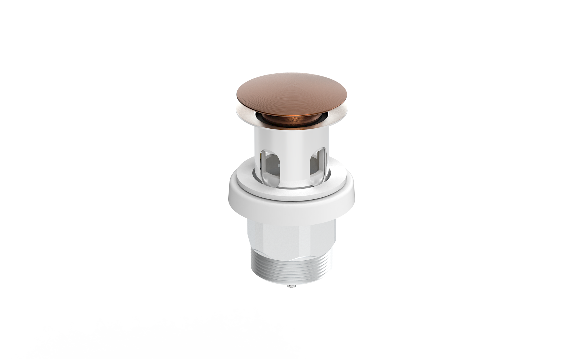 Plug & Waste Brushed Copper