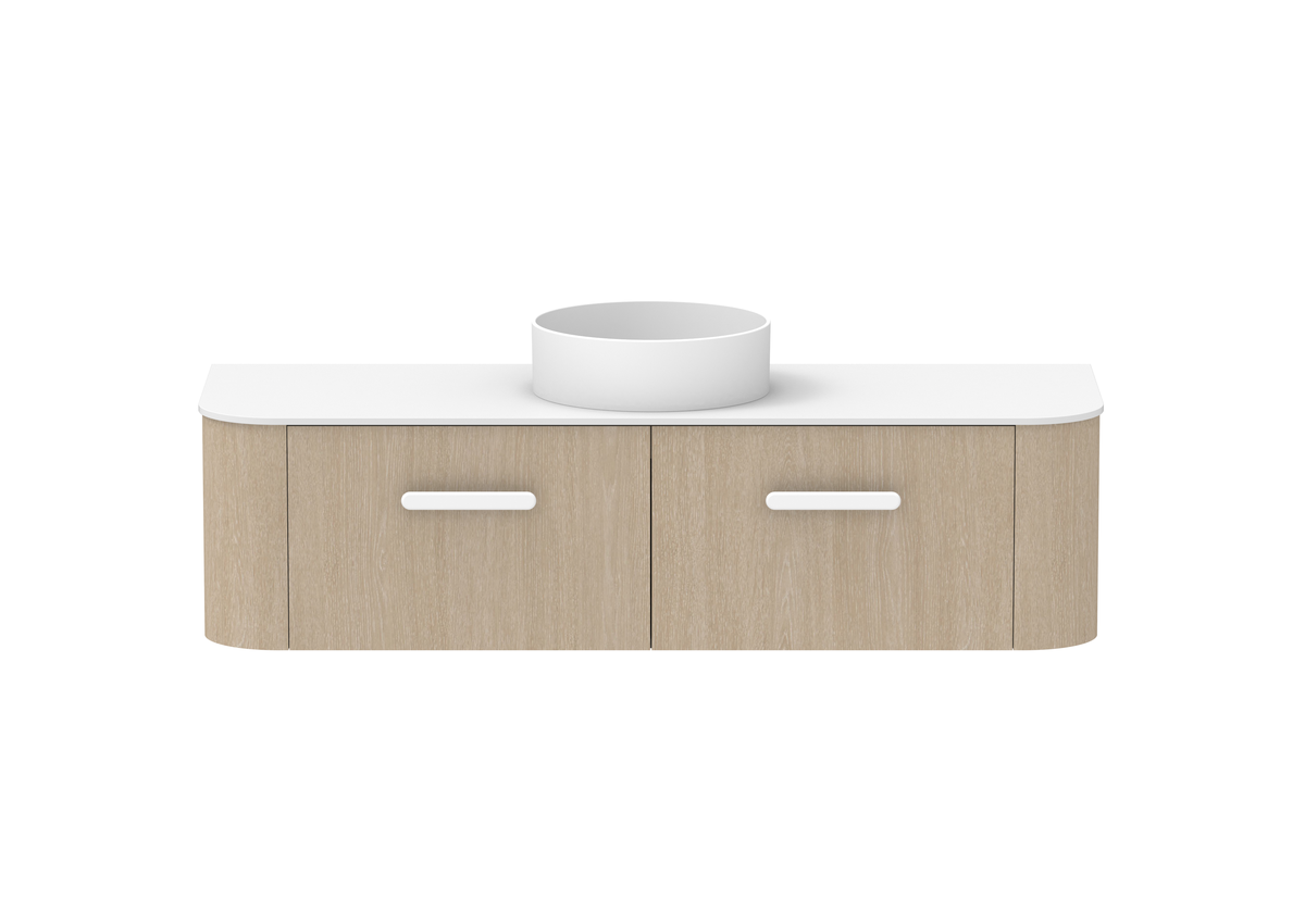 Surry Vanity 1500mm Centre Bowl in Coastal Oak