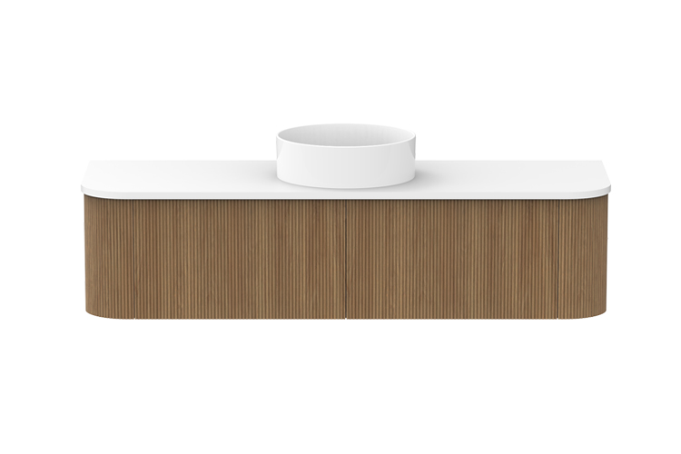 Waverley Vanity — 1500mm · Centre Bowl · Prime Oak
