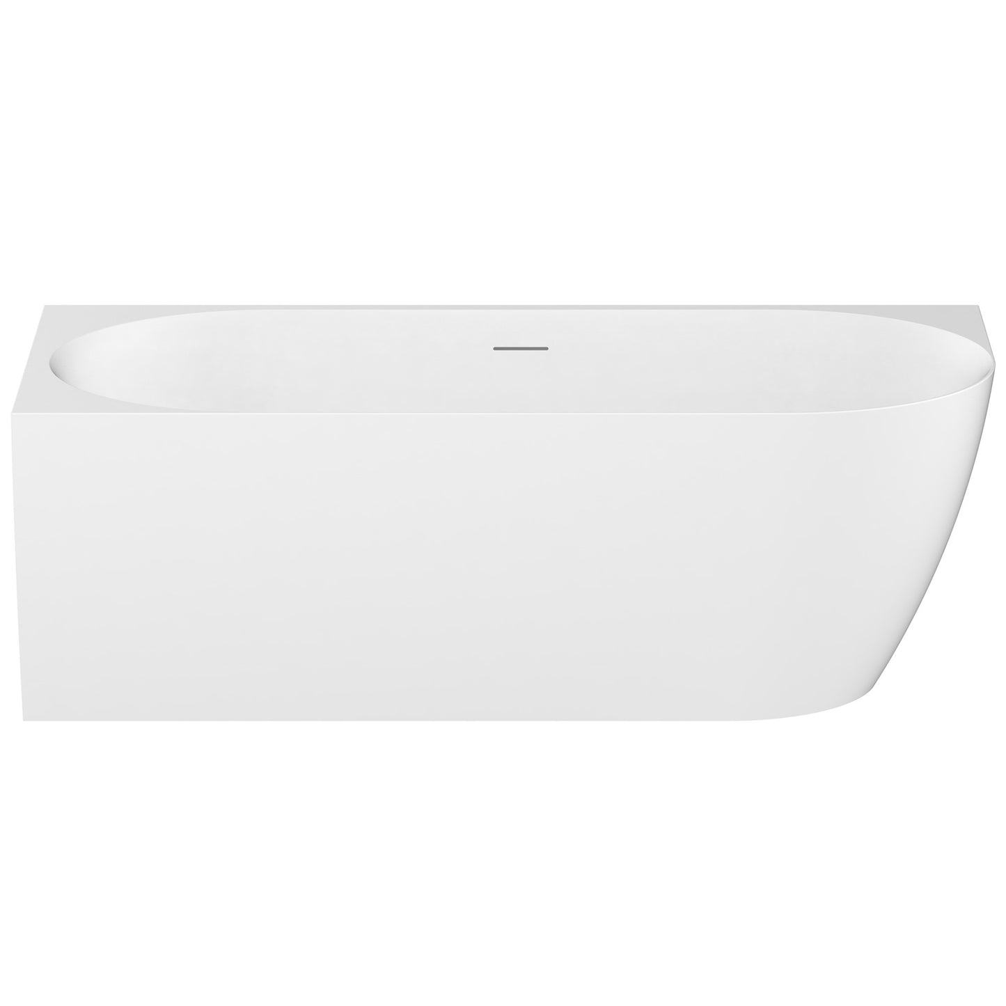 Ovia Vienna 1400mm Left Hand Corner Bath Tub Gloss White