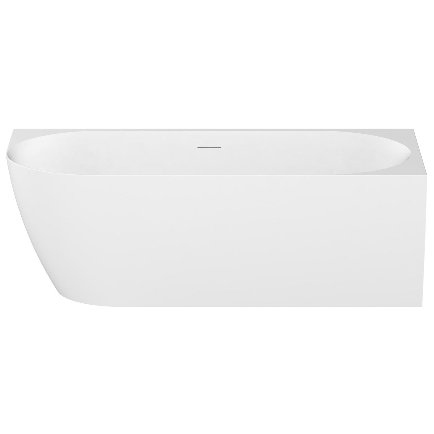 Ovia Vienna 1400mm Right Hand Corner Bath Tub Matte White