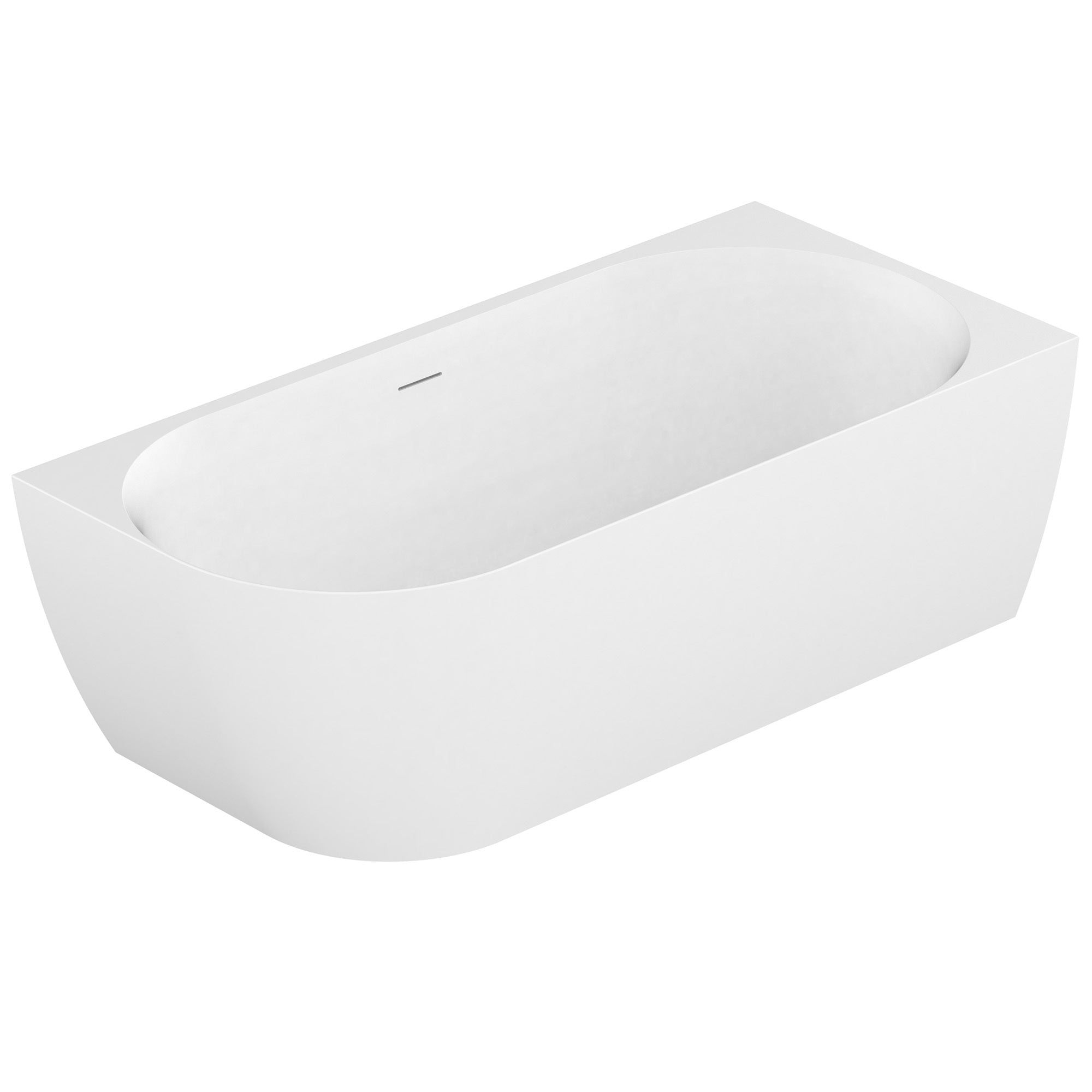 Ovia Vienna 1400mm Right Hand Corner Bath Tub Matte White