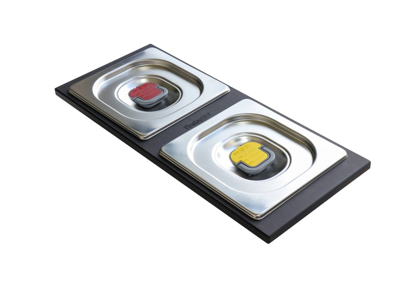 Linsol Foster Milano Kit of 2 Stainless Steel Trays