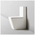 Milano Gloss White Rimless Back To Wall Toilet Suite