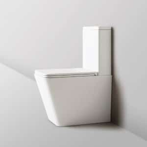 Milano Gloss White Rimless Back To Wall Toilet Suite