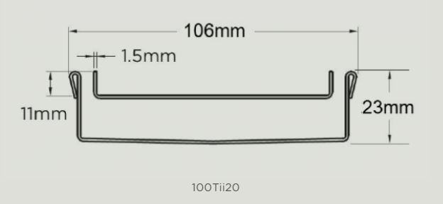 Tile Insert kit form dimensions
