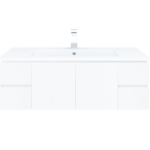 BIANCA 150cm Wall Hung Vanity Cabinet with Ceramic Top Single Bowl