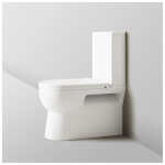Pavi Gloss White Rimless Back to Wall Toilet Suite