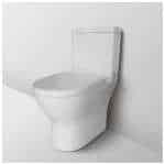 Skew Trap Special Care Toilet Suite Tornado Flushing Ceramic Back Left and Right Bottom Inlet