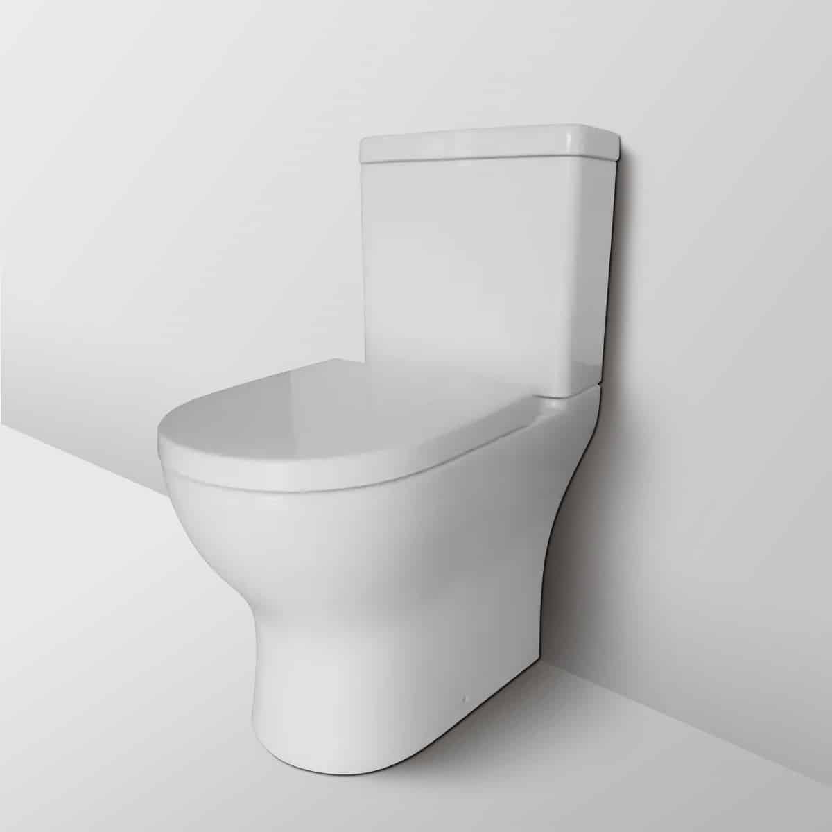 Skew Trap Special Care Toilet Suite Tornado Flushing Ceramic Back Left and Right Bottom Inlet