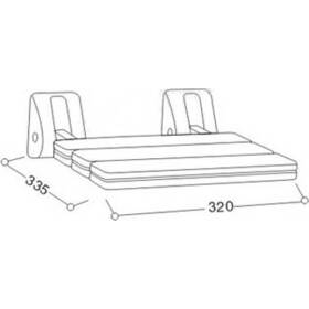 linkcare - lc202 - disabled shower seat _technical_drawing