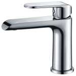 Ikon Kara Basin Mixer Chrome