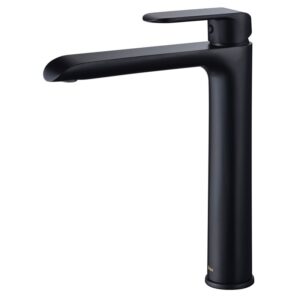 Ikon Kara Tall Basin Mixer Black