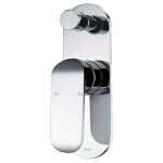 Ikon Kara Wall Diverter Mixer Chrome