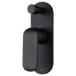 Ikon Kara Wall Diverter Mixer Black