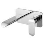 Ikon Kara Wall Basin Mixer Chrome