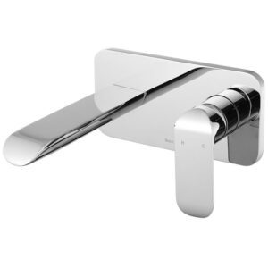 Ikon Kara Wall Basin Mixer Chrome