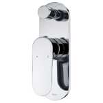 Ikon Banda Wall Diverter Mixer Chrome