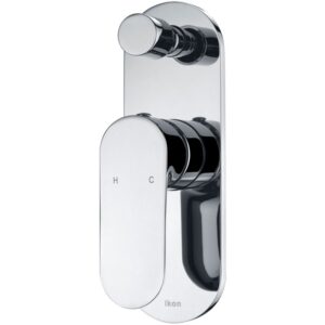 Ikon Banda Wall Diverter Mixer Chrome